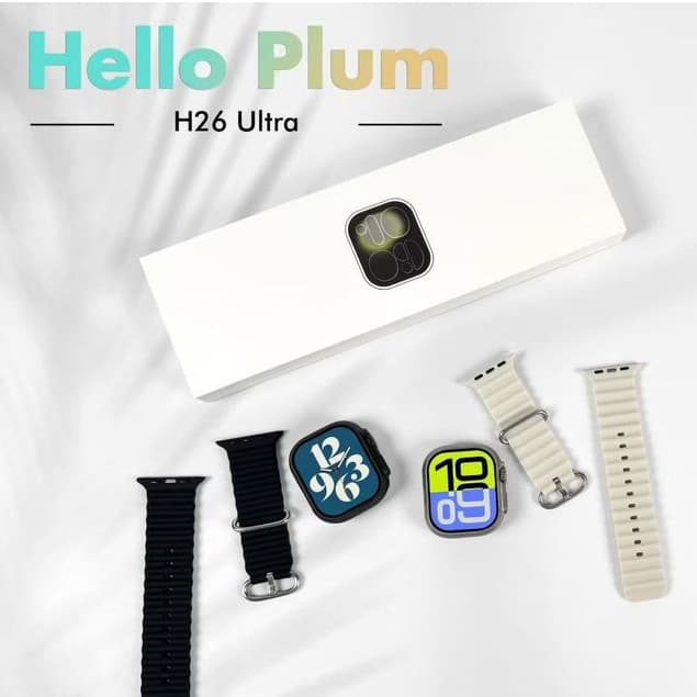 H26 Ultra Smart Watch 1GB Armazenamento Carregador sem fio Esporte Smartwatch para Homens Mulheres 2026 Novo