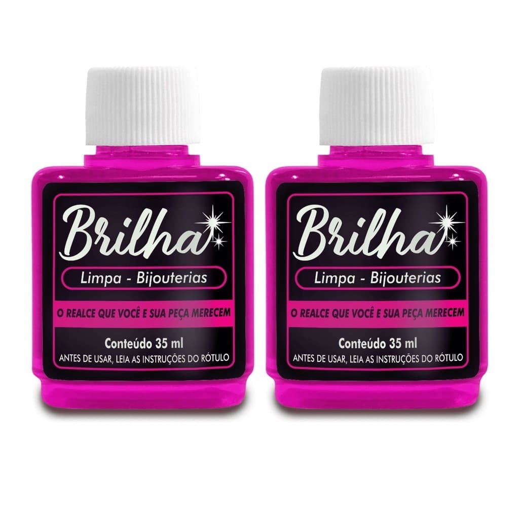 Kit 2 Limpa Bijuterias Brilha 35ml - Envio Imediato