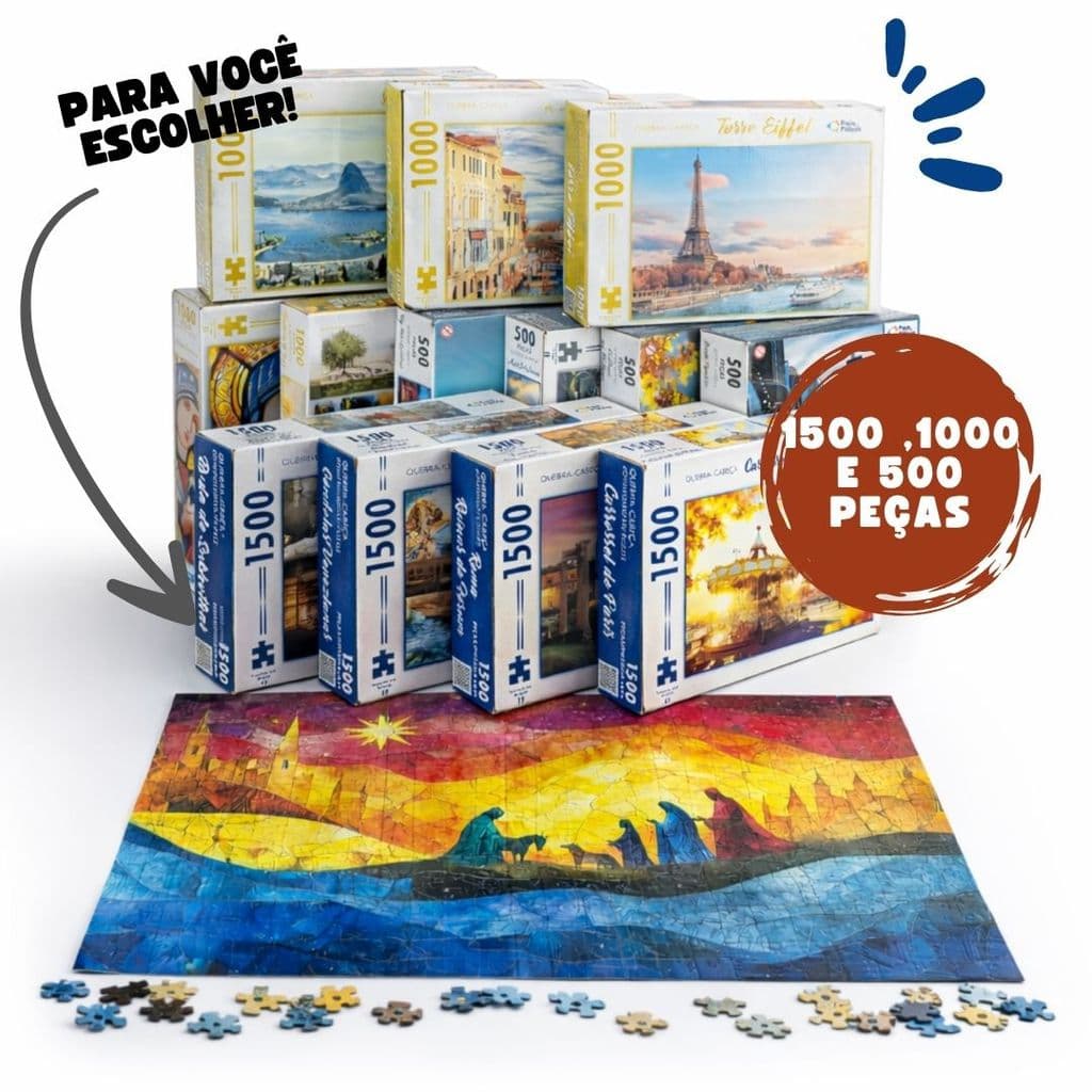 Quebra Cabeça 1000 Peças Quebra Cabeça 500 Peças Quebra Cabeça Adulto