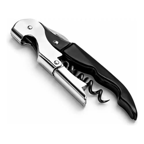 Saca Rolhas Inox Profissional 3 Em 1 Abridor  Vinho Garrafas