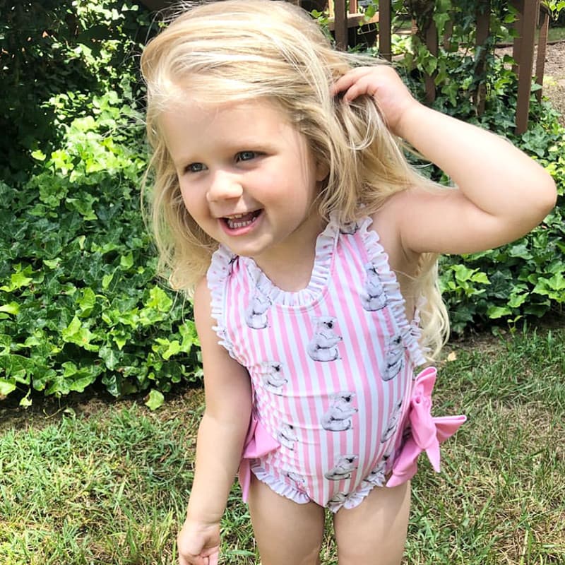 2024 maiô infantil meninas crianças meninas de uma peça meninas princesa bonito bebê roupa de banho 1 a 3 anos de idade
