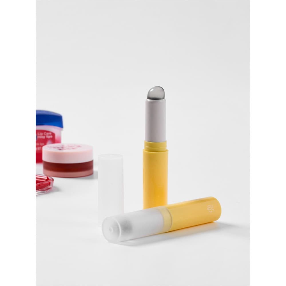 Pincel labial de Silicone com bolso estrela, tamanho pequeno com tampa, batom, manchas, Blush, creme, corretivo, pincel
