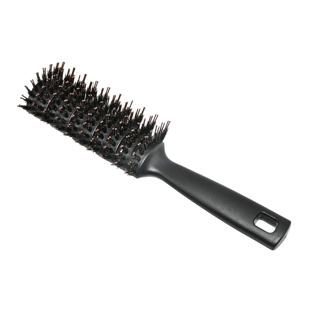 Escova Ventilada Costelinha Profissional para Barbeiro Com Cerdas Mistas Para Modelagem de Barba