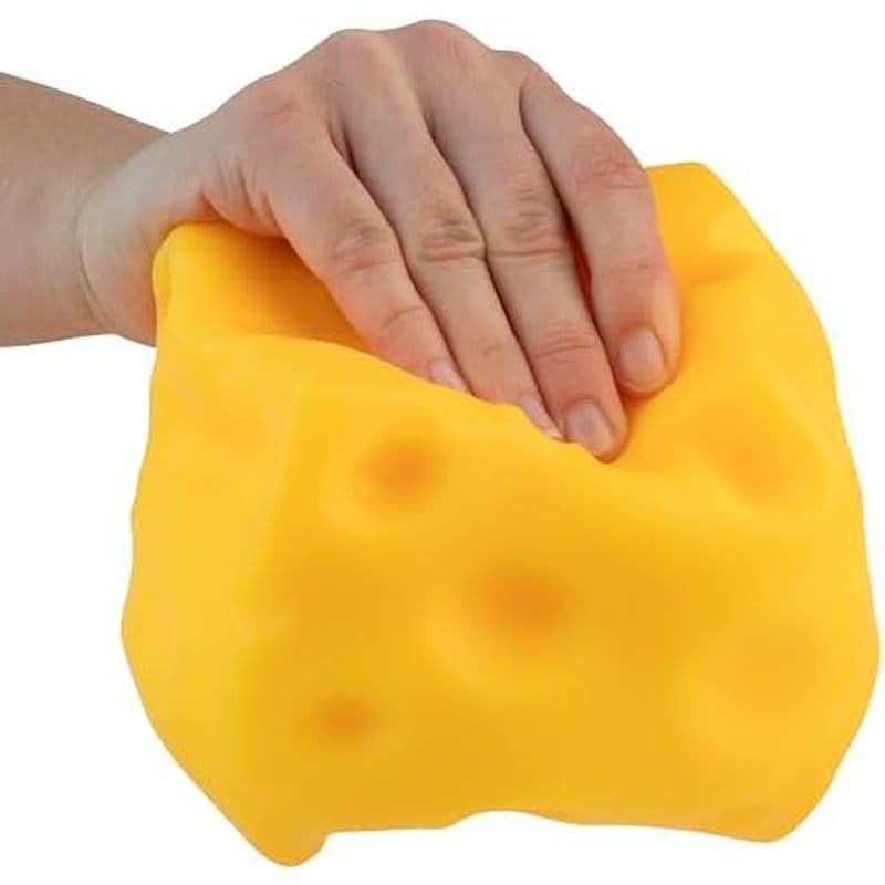 ORB Easy Sqweezy Super Cheesy-Squeeze Este grande, divertido, macio, recuperação lenta, bloco de queijo gigante super ma