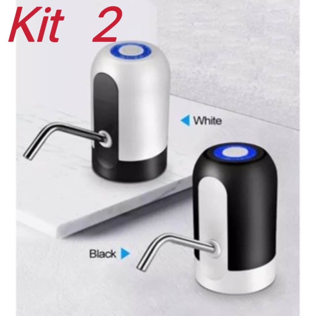 kit 2  Bomba Automática Para Garrafão Bebedouros - Recarregável Usb