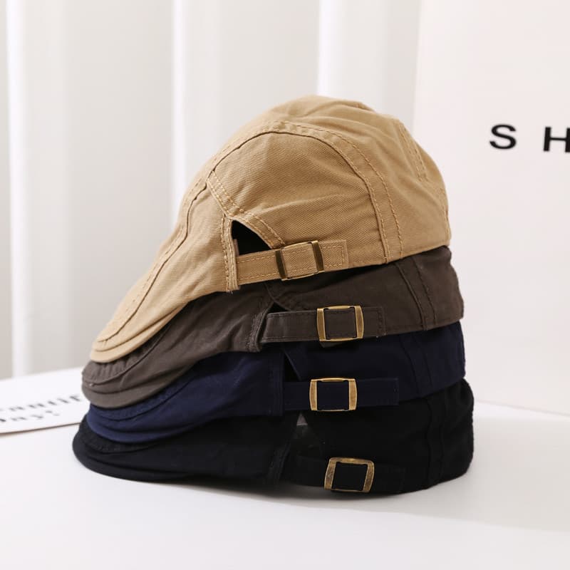 Chapéu masculino verão boné de pico versão coreana pára-sol boné de beisebol na moda Casual boina masculino juventude fr