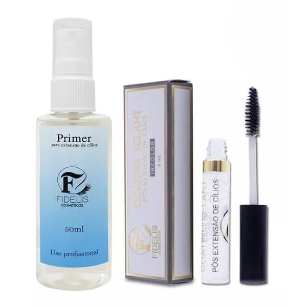Kit Primer Pré E Pós Selante Alongamento De Cílios Anvisa