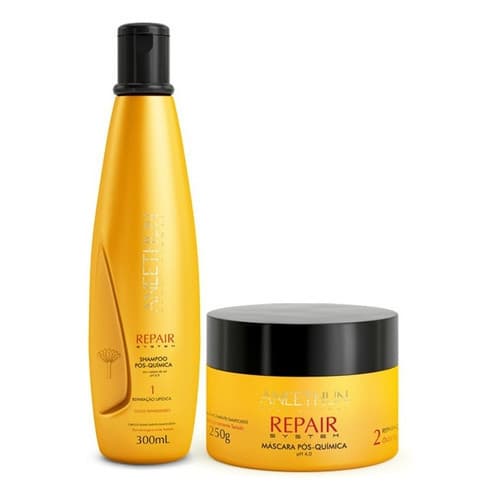 Kit Aneethun Repair Pós Química Shampoo 300ml + Máscara 250g