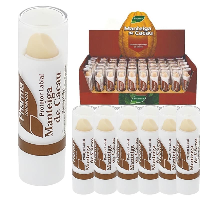 Kit Com Protetor Labial 10/15/25/50-Manteiga De Cacau Para Uso Diário
