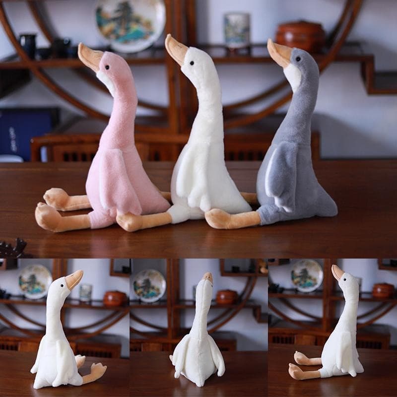 Ganso Macio Brinquedos De Pelúcia Crianças Bonecas Boneca Longo Pescoço Recheado T9a8