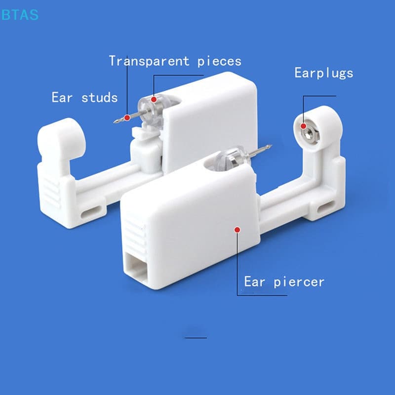 BT Kit De Pistola De Orelha Descartável Com Pinos Para Brincos De 4mm AS