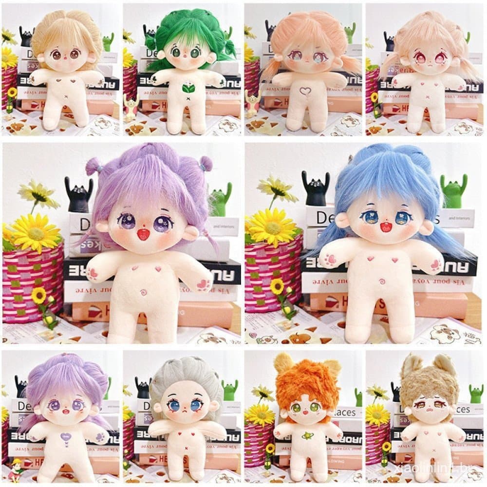 Boneca de Algodão 20cm Boneca de Pelúcia Boneca de Pelúcia Boneca de Pelúcia Ragdoll Enviar Meninos Meninas Marretas Bon