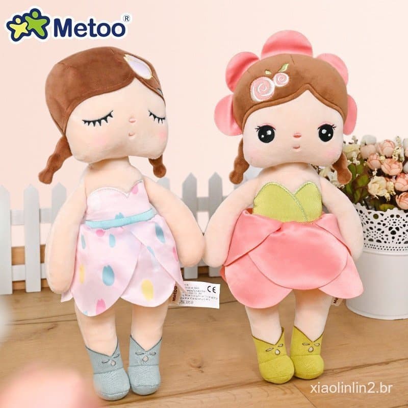 35CM Mto boneca brinquedo de pelúcia para meninas bebê bonito kawaii flor anjo de conto de fadas para crianças
