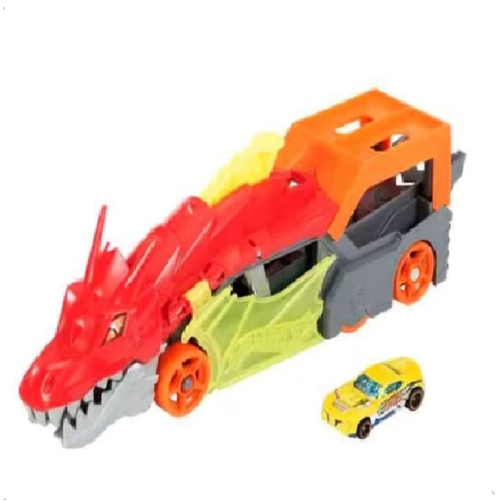 Pista De Carro Brinquedo Reboque Dragão Hot Wheels - Mattel