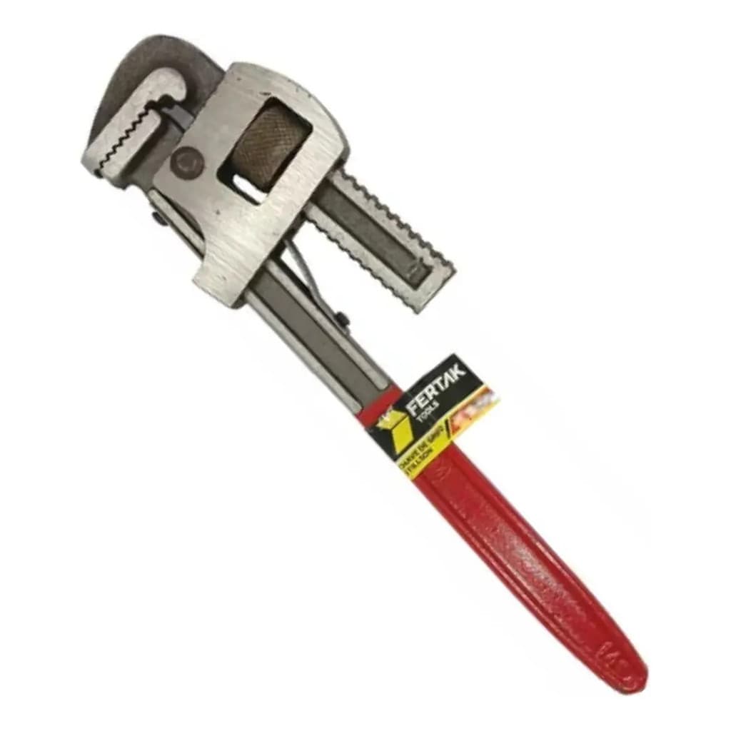 Chave Grifo Stilson 18 Pol Acabamento Aço Cabeça Ajustável Fertak