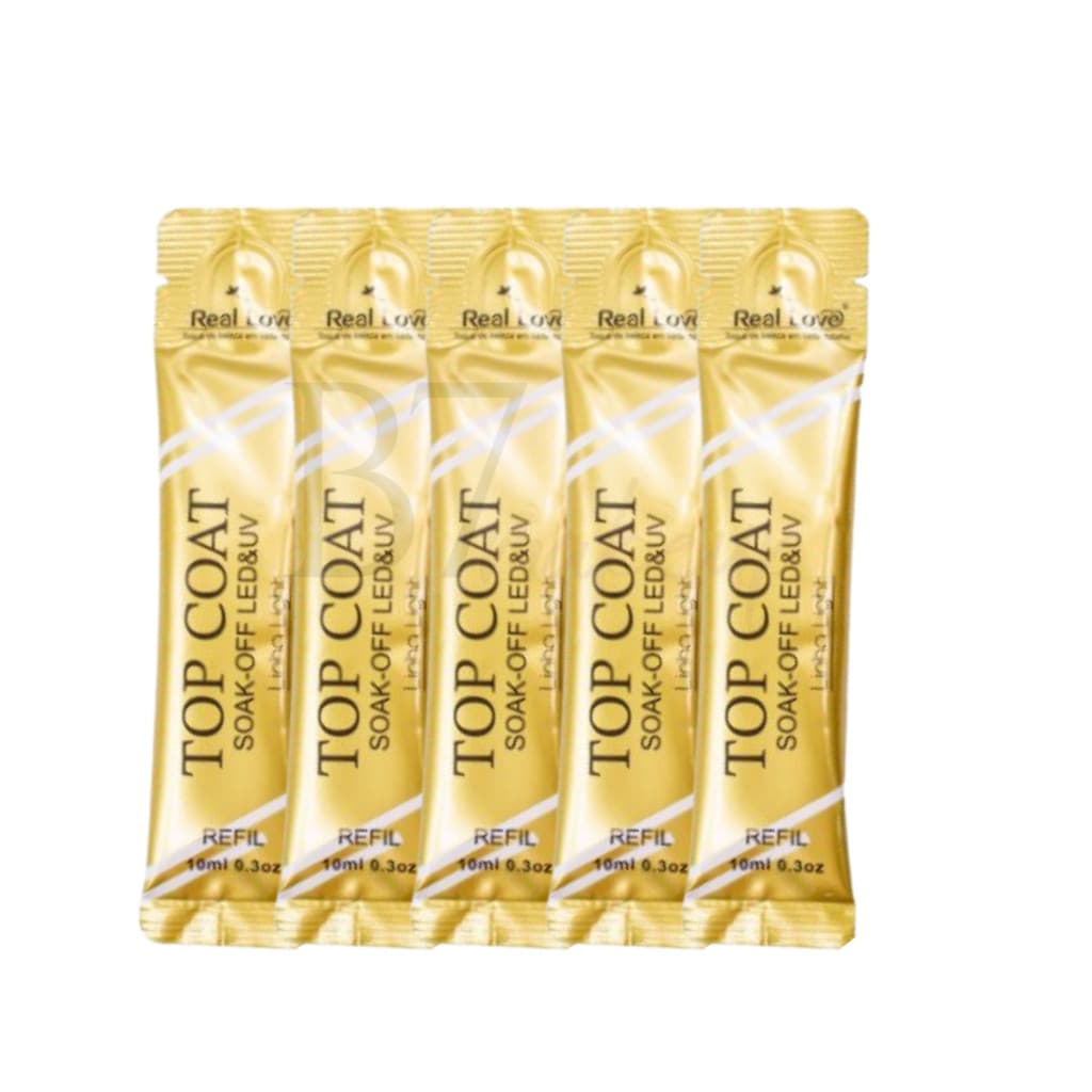 KIT ATACADO – 5x Top Coat Real Love | Brilho, Durabilidade e Economia!