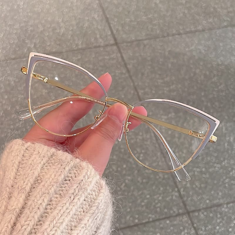 VisãoPerfeita óculos moderno feminino feminino quadrado grande Óculos Armação Redonda oculos femenino leve