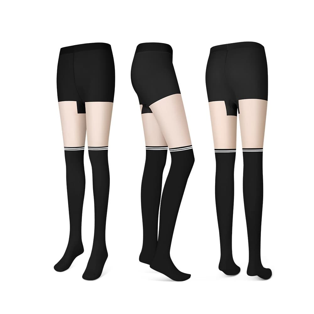 Meia-calça de golfe protetor solar Base meias senhoras corretivo Anti-Snagging luz meias finas costura meias All-Match