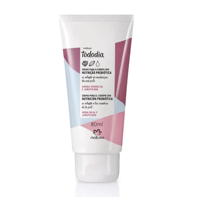 Creme Nutrição Tododia Amora Vermelha e Jabuticaba 80ml Natura VALIDADE 10/26