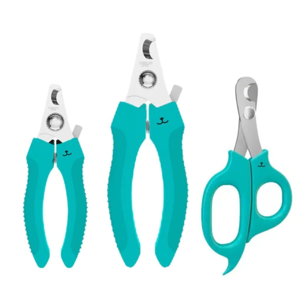 Kit Alicate de Unhas Pequeno + Alicate de Unhas Grande + Alicate Tesoura Para Cães e Gatos Propetz