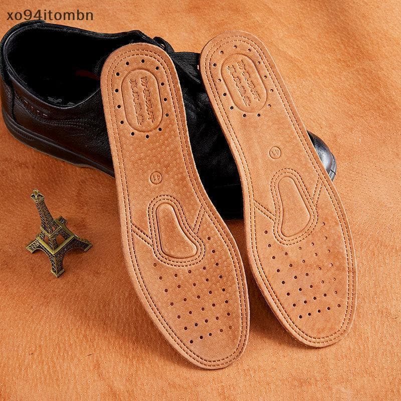 itens 1 Par De Palmilhas De Couro Para Sapatos Masculinos , Desodorante Confortável , Palmilha Casual , Pés De Qualidade