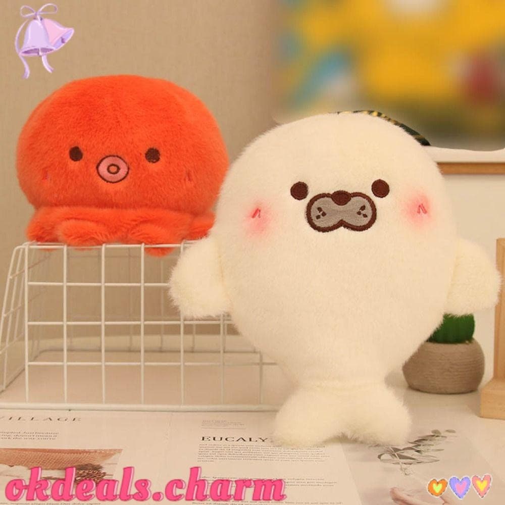 OKDEALS Boneca Companheiro De Pelúcia , Travesseiro De Animal Marinho De 22 Cm , Brinquedo De Pinguim