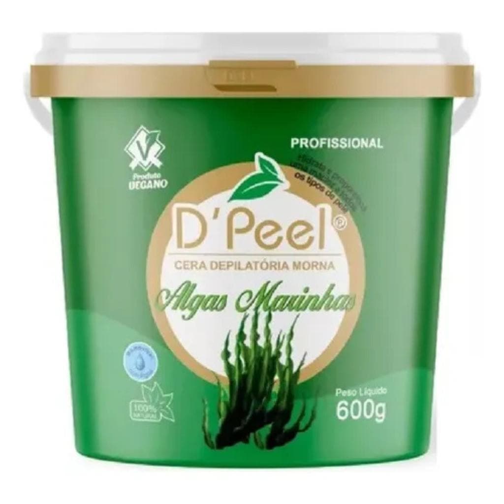 D´Peel - Cera Depilatória Morna 600g - Algas Marinhas - Reds