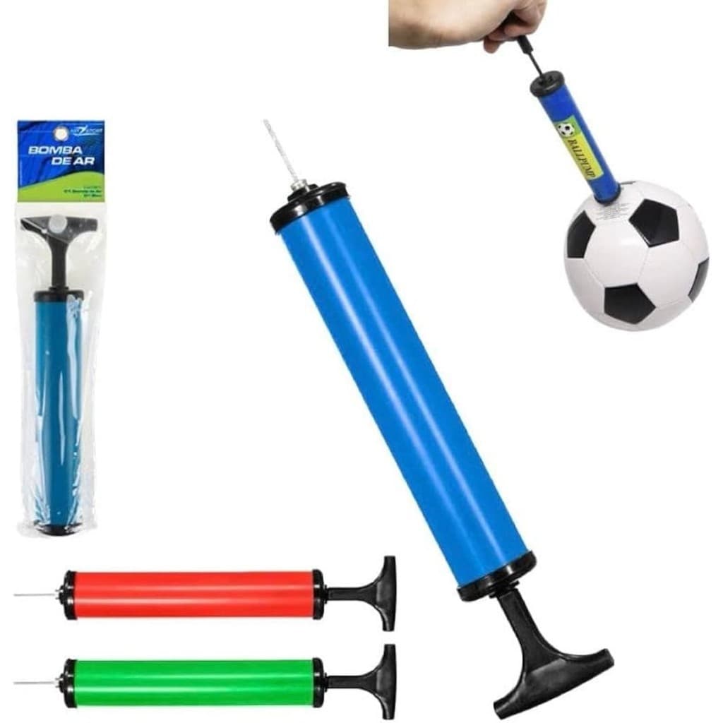 Bomba De Ar Manual Bola Volei Futebol Balão Bóia 1 Bico agulha Encher Inflaveis Basquete Bixiga Piscinas