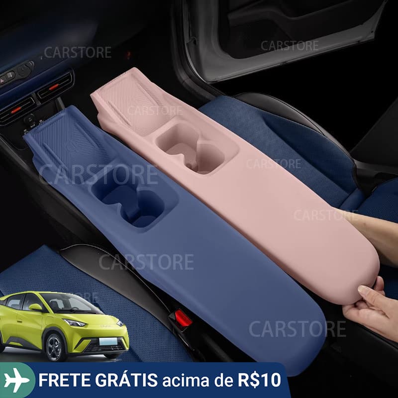 Para BYD Dolphin Mini Caixa De Apoio De Braço De Controle Central Capa De Silicone Integrada Interior Sem Fio Enchiment