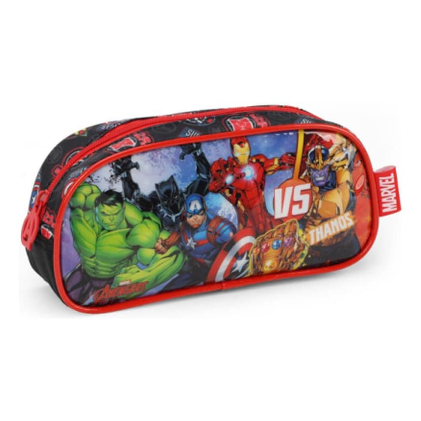 Estojo 1 Divisória Marvel Vingadores Vs Thanos Luxcel Estampado
