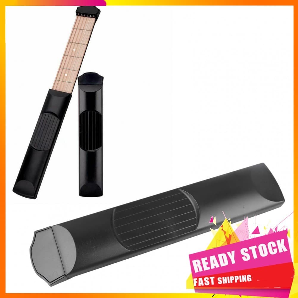 Gfgfgfgg Ferramenta de prática de acordes de guitarra de bolso, pequeno treinador, melhora a flexibilidade dos dedos,