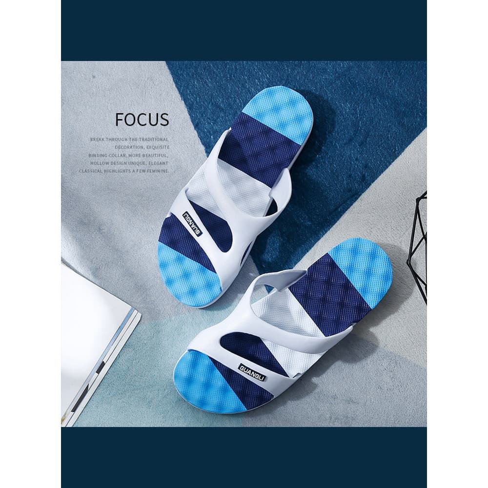 Chinelos masculinos verão exterior usar chinelos da moda masculino verão casal Flip-Flops antiderrapante wear @