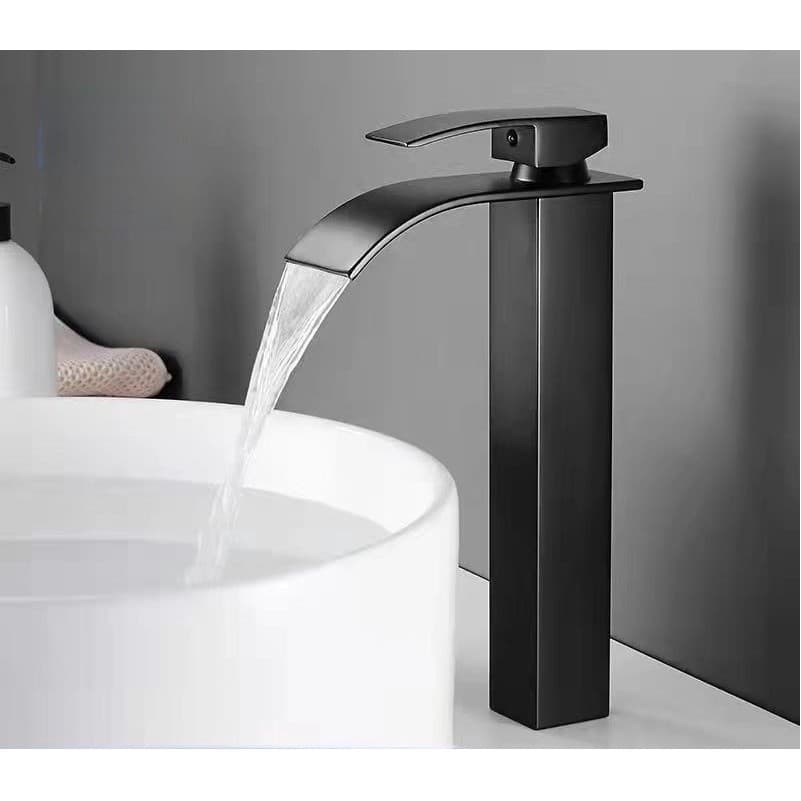 Torneira Cascata Banheiro Inox 304 Quente Frio Alta/Baixa