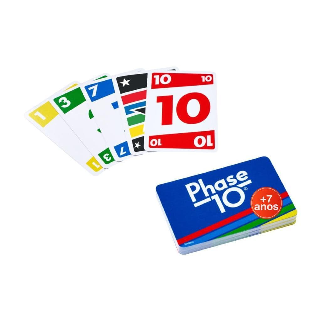 Jogo de Cartas Phase 10 Original Mattel - Diversão e Estratégia para Toda a Família