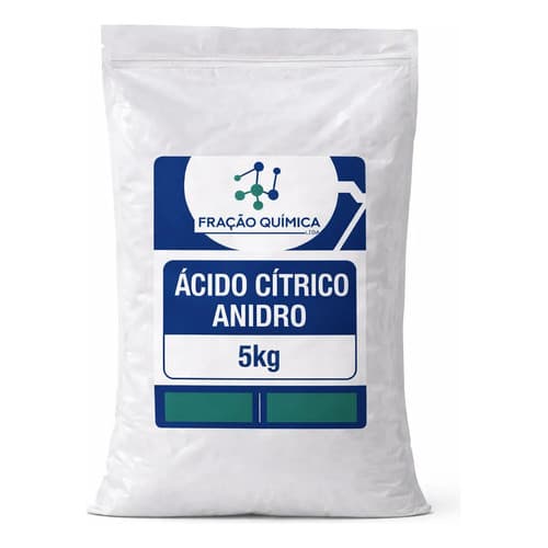 Ácido Cítrico Anidro 5kg Puro e Versátil - Do Alimento à Limpeza Profunda