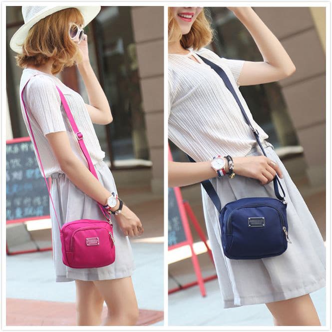 2023 venda quente à prova dwaterproof água Oxford pano saco feminino ombro Crossbody Mini pequeno saco de lona moda do t
