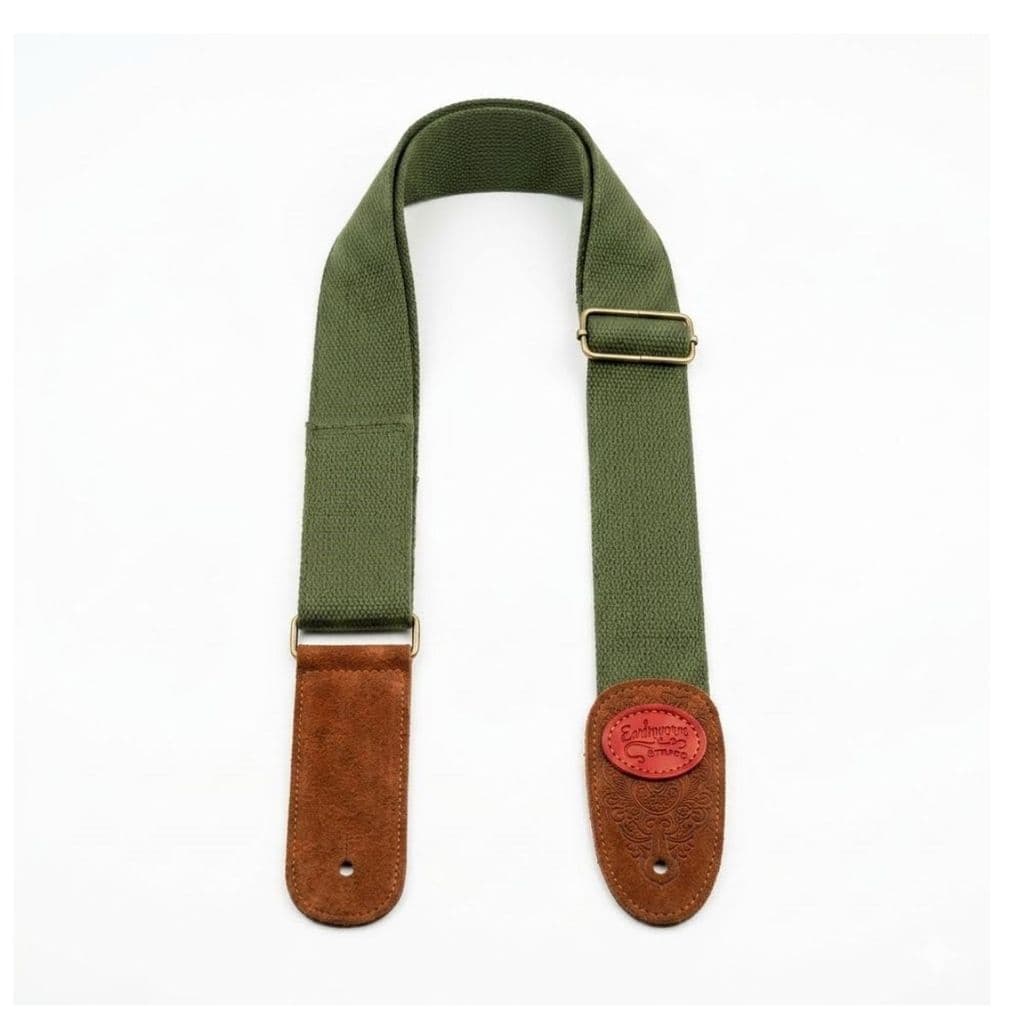Correia Violão Luxo Nylon Verde Militar