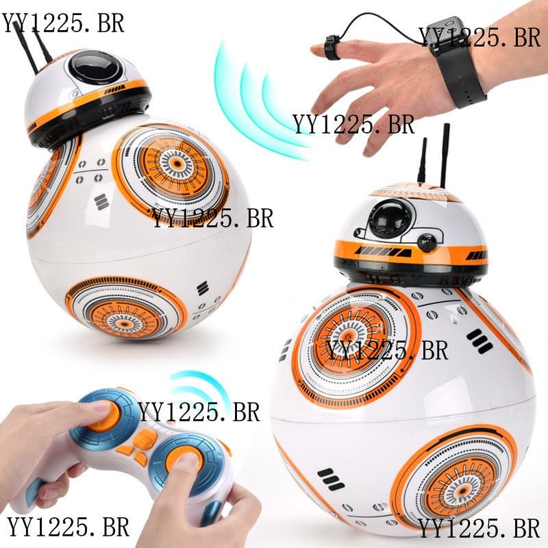 Rob么 RC 2.4G Controle Remoto Por R谩dio Com Sensor De Indu莽茫o De Gesto De Vigil芒ncia Sonora Modelo Kid Electronic Toy Gif