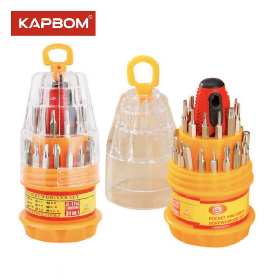 Kit Jogo Ferramenta 31 Peças Chaves Alen Torx Fenda kapbom