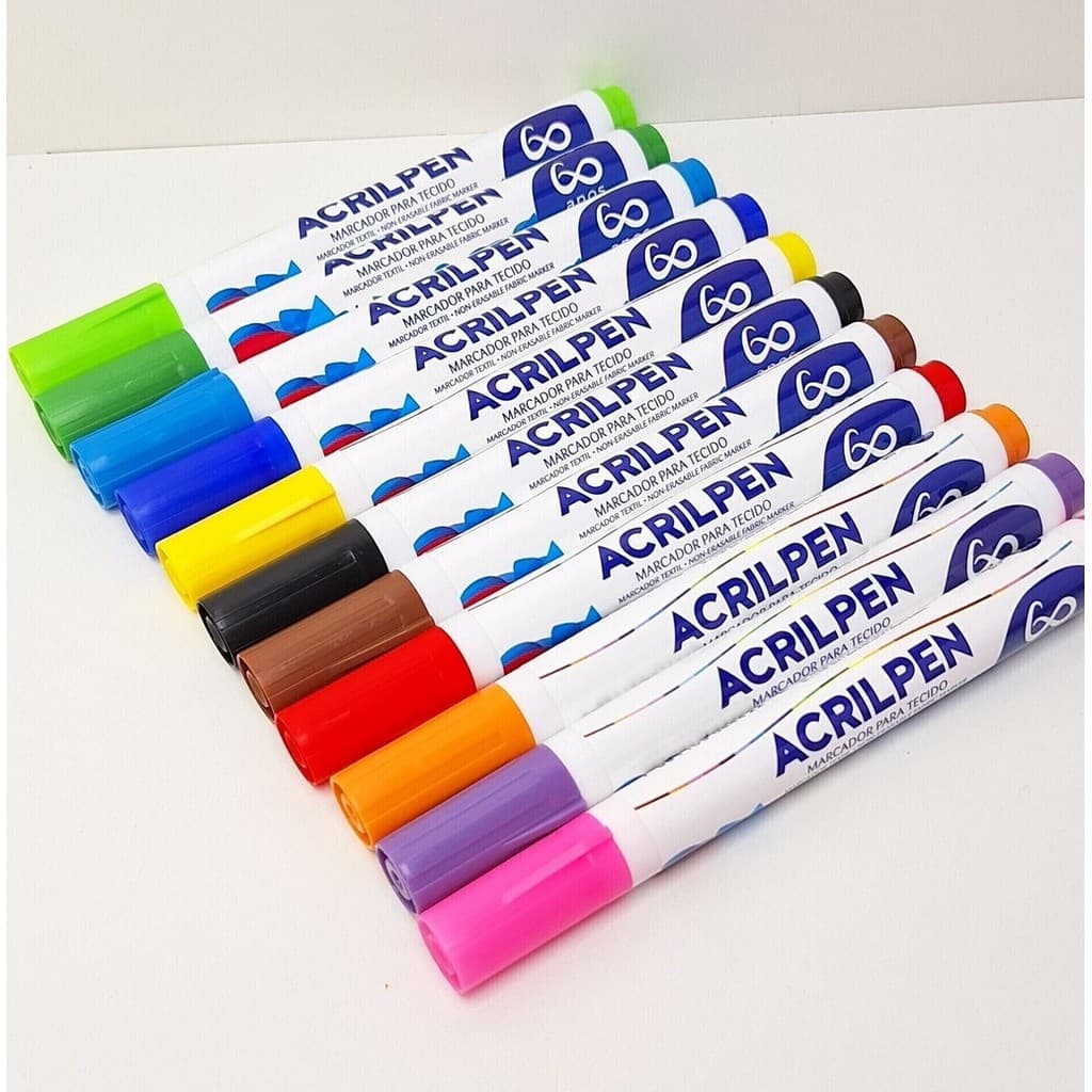 Caneta Marcador de Tecido Acrilpen Acrilex 1un