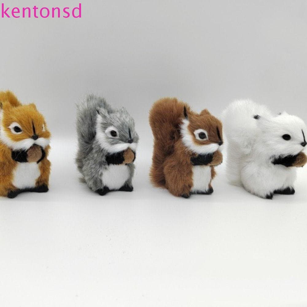 Brinquedo De Pelúcia De Esquilo KENTONSD , Boneca Macia De Cauda Grande Algodão PP Fofo