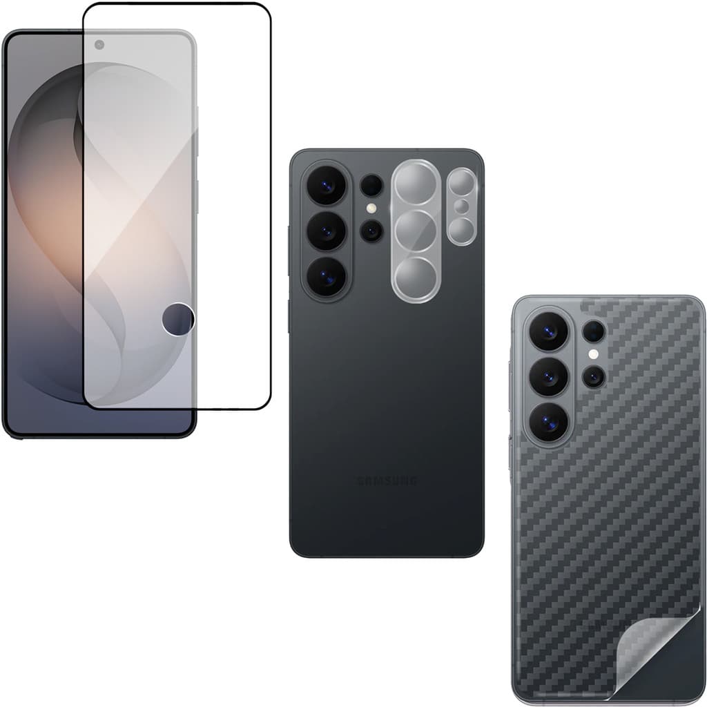 Película Tela Vidro + Película Câmera Vidro + Traseira P/ Galaxy S26 Ultra 5g