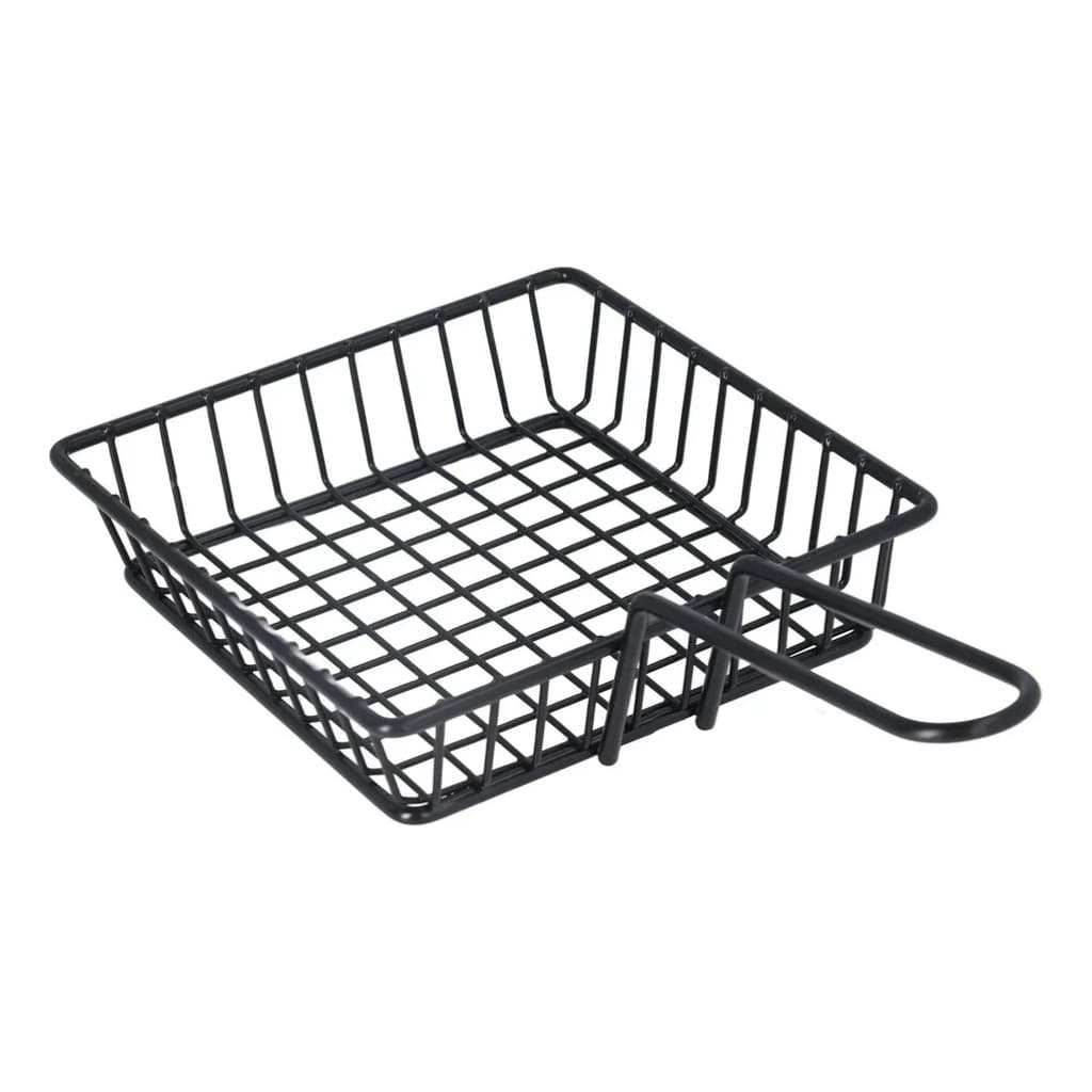 Kits Mini Cestos Quadrados Para Servir Batata Frita Porções Quentes