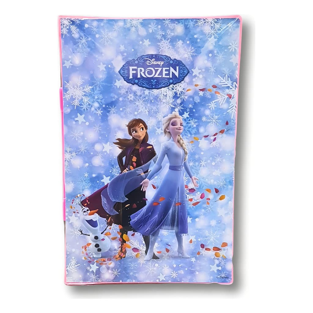 Estojo Criativo Frozen Infantil – Canetinhas, Giz e Lápis