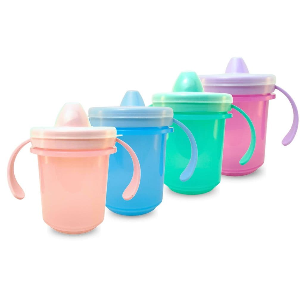 Caneca Infantil Bico Rígido 280ml Colors Original Plasútil