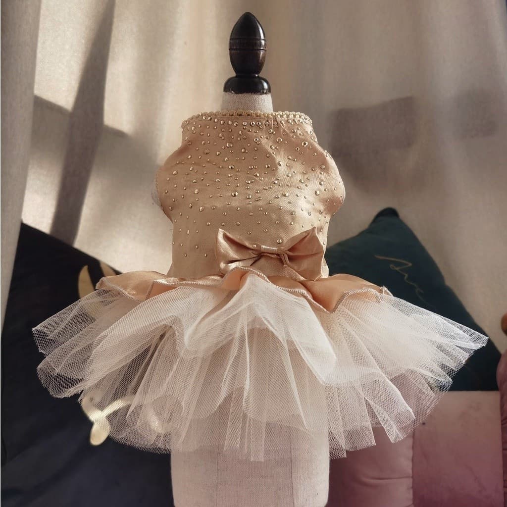 Verão Roupas Para Animais De Estimação Casamento Vestido De Cachorro Vestidos De Princesa Cães Saias 47DE FEVJ