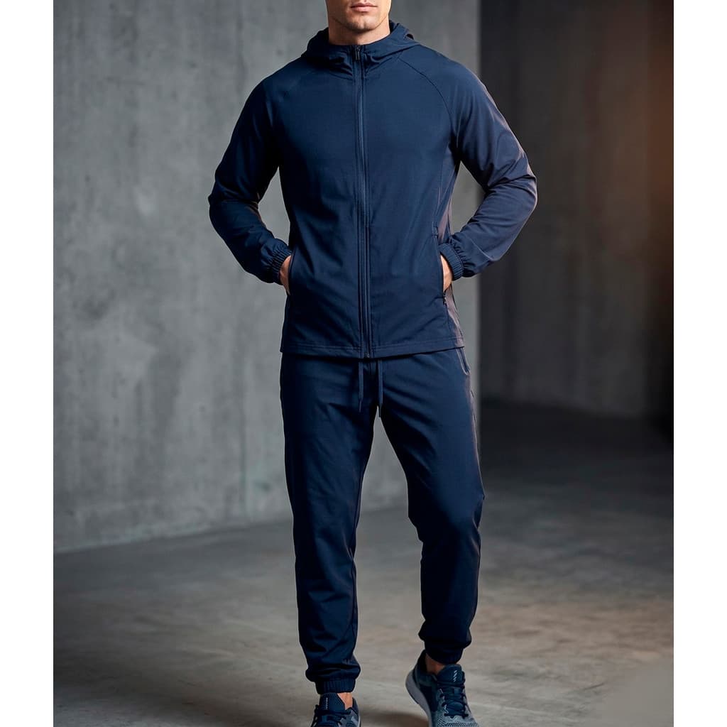 Conjunto Masculino Fitness Poliamida Com Elastano Capuz e zíper 200