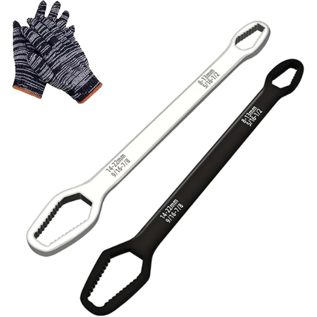 Chave Universal de Dupla Ponta, Chave Torx de Dupla Ponta, Chave Torx Automotiva Universal 8-24mm com Autoajuste, Chaves
