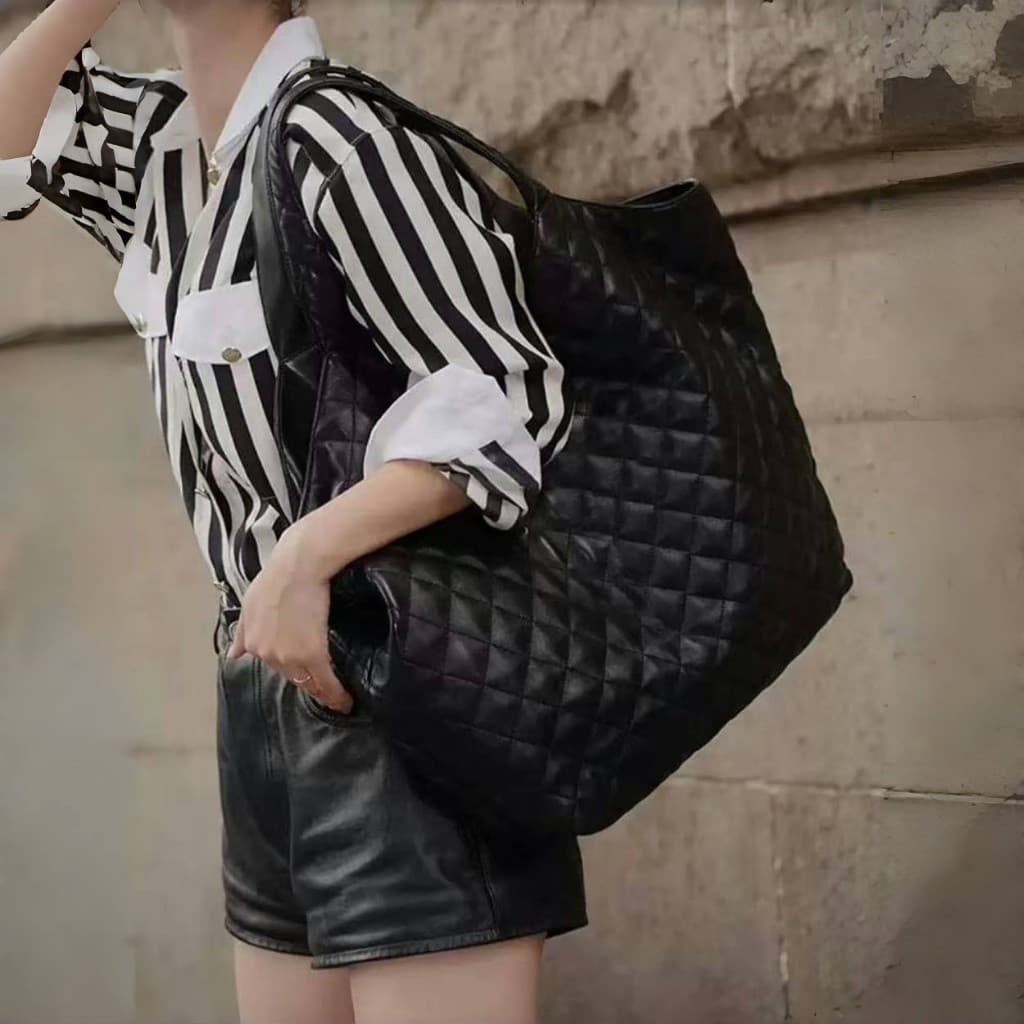 Bolsa Feminina De Grande Capacidade Moda Compras Carteira Combinação Saco