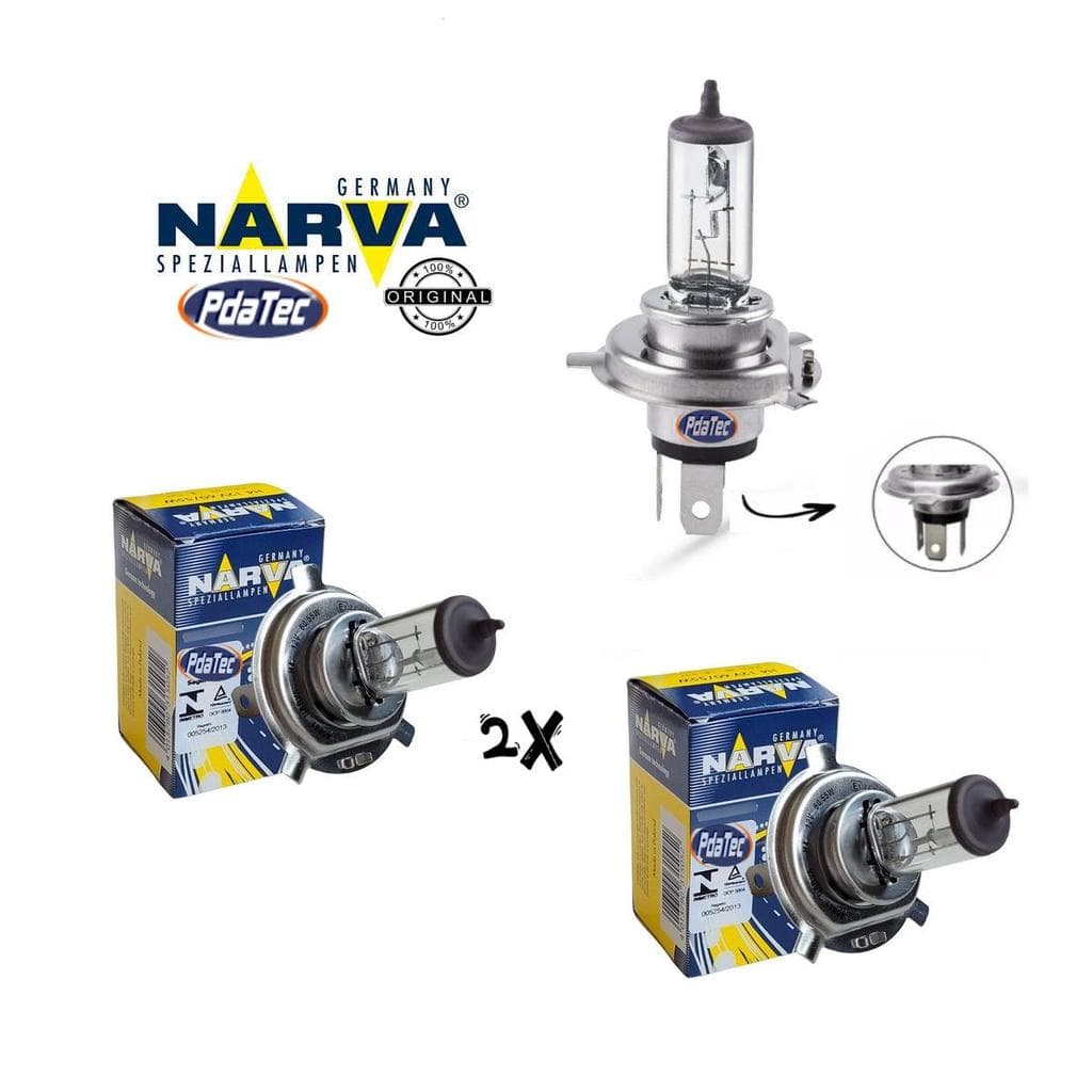 Par Lâmpada Narva H4 farol Alto para Carro Prisma 2006/2012